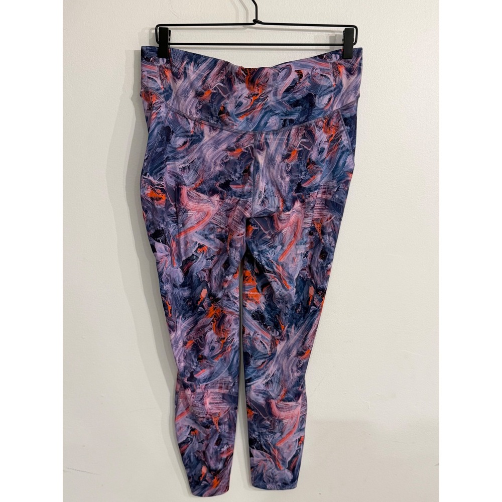 Lululemon Base Pace High-Rise Crop 23" Atmospheric Purple Multi Size 14 - Picture 4 of 7